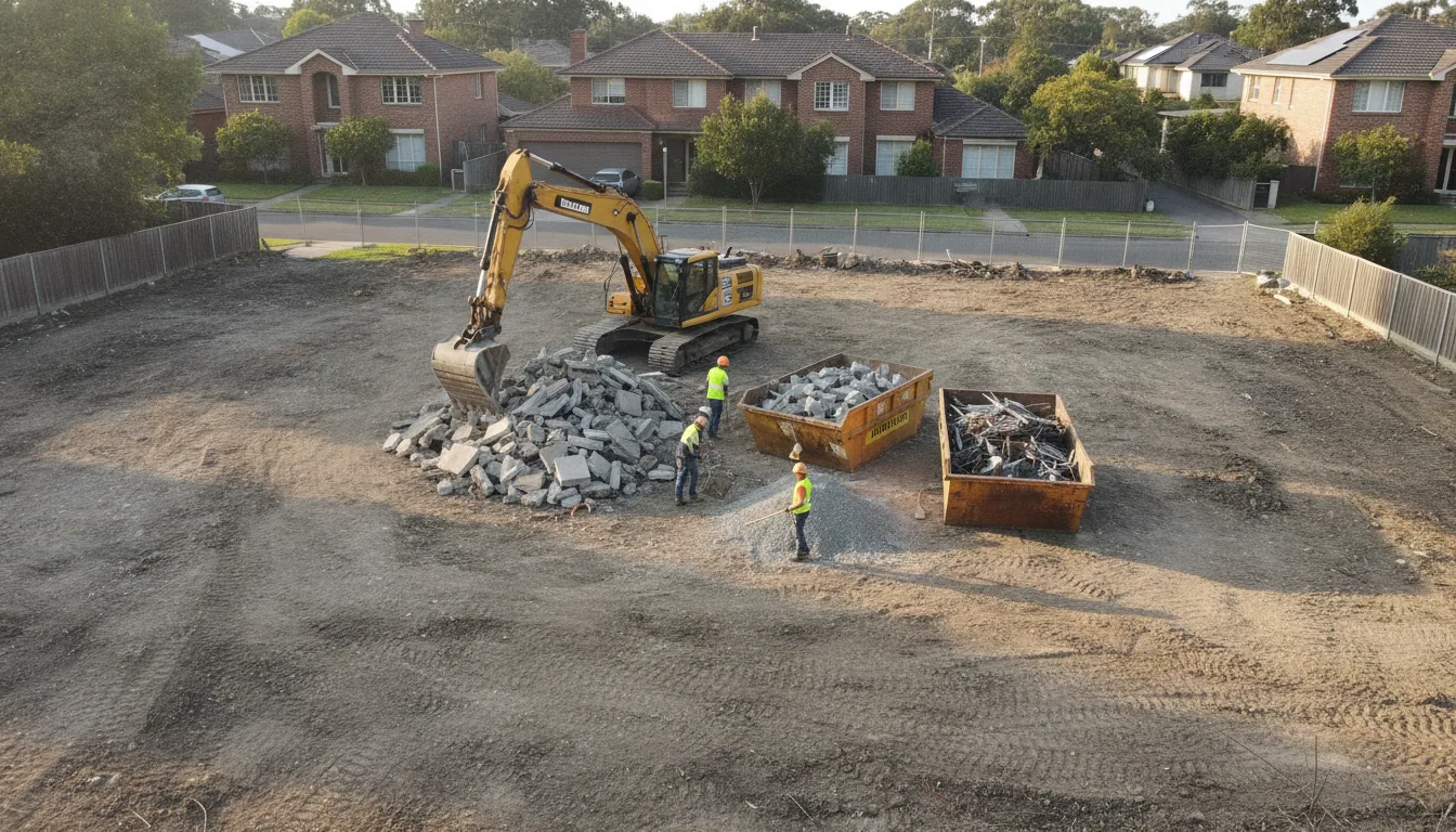 Werribee Demolition team at work in Werribee